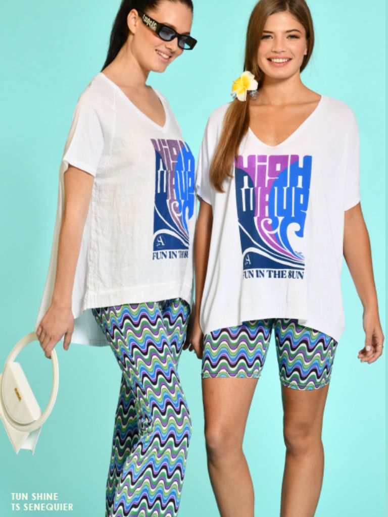Ts Senequier Wave Blanc - Au soleil de Saint-Tropez