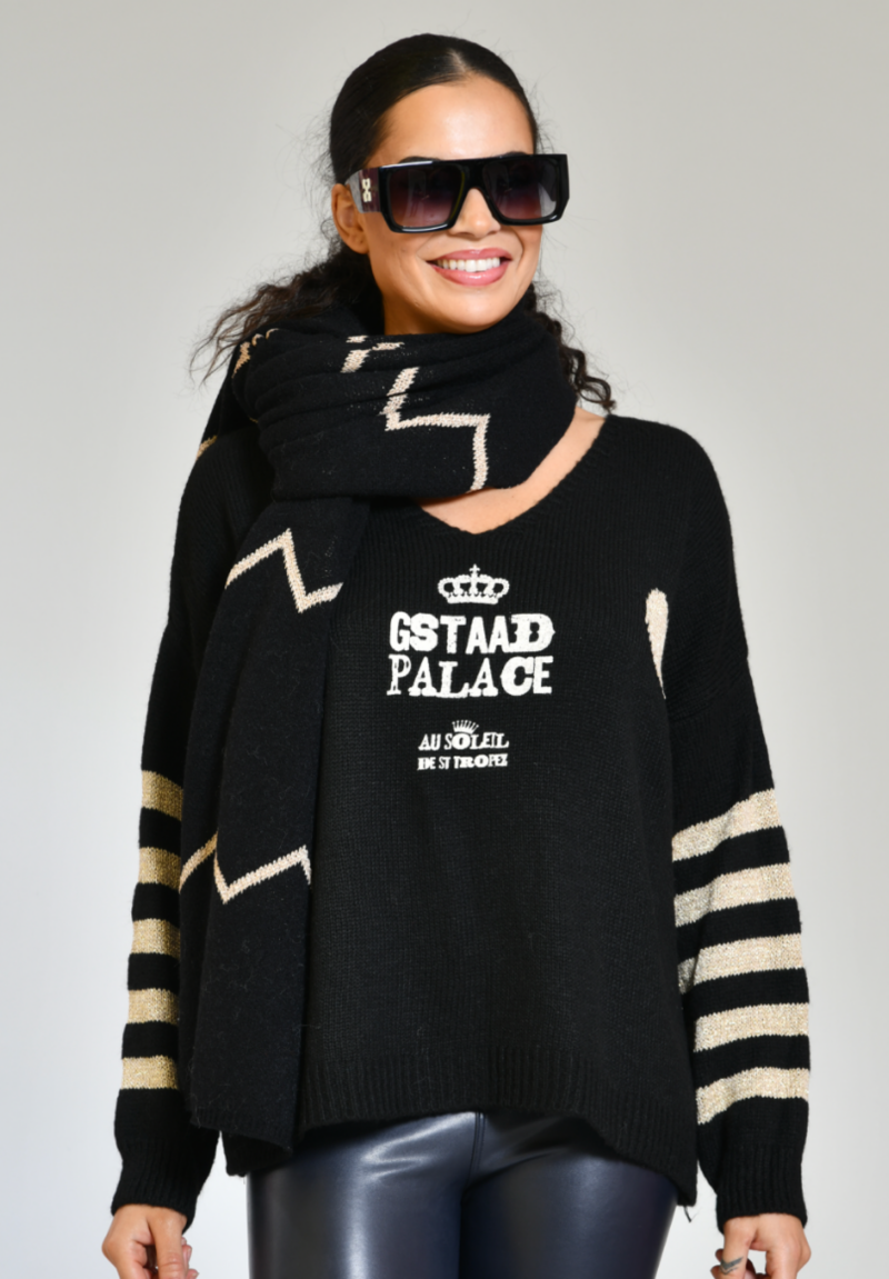 Pull - Amore - GSTAAD - noir