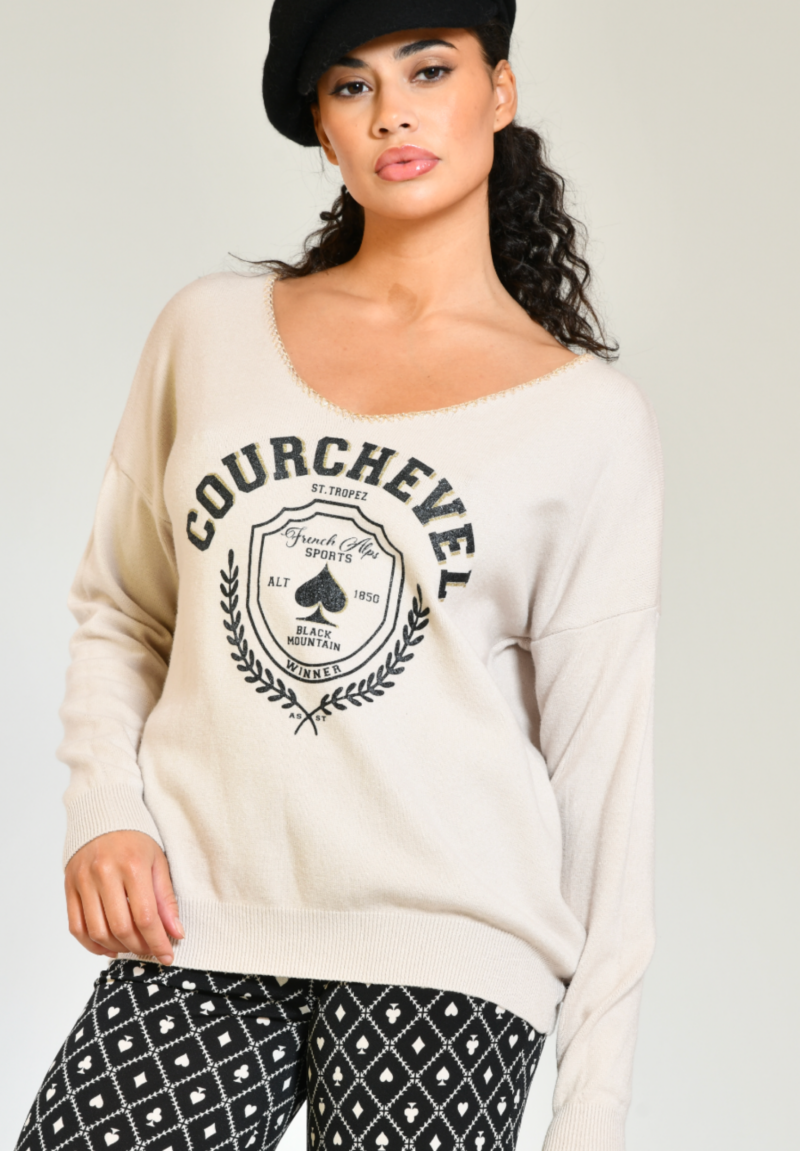 pull lana - courchevel écru