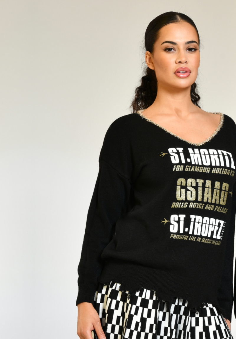 pull lana - gstaad noir