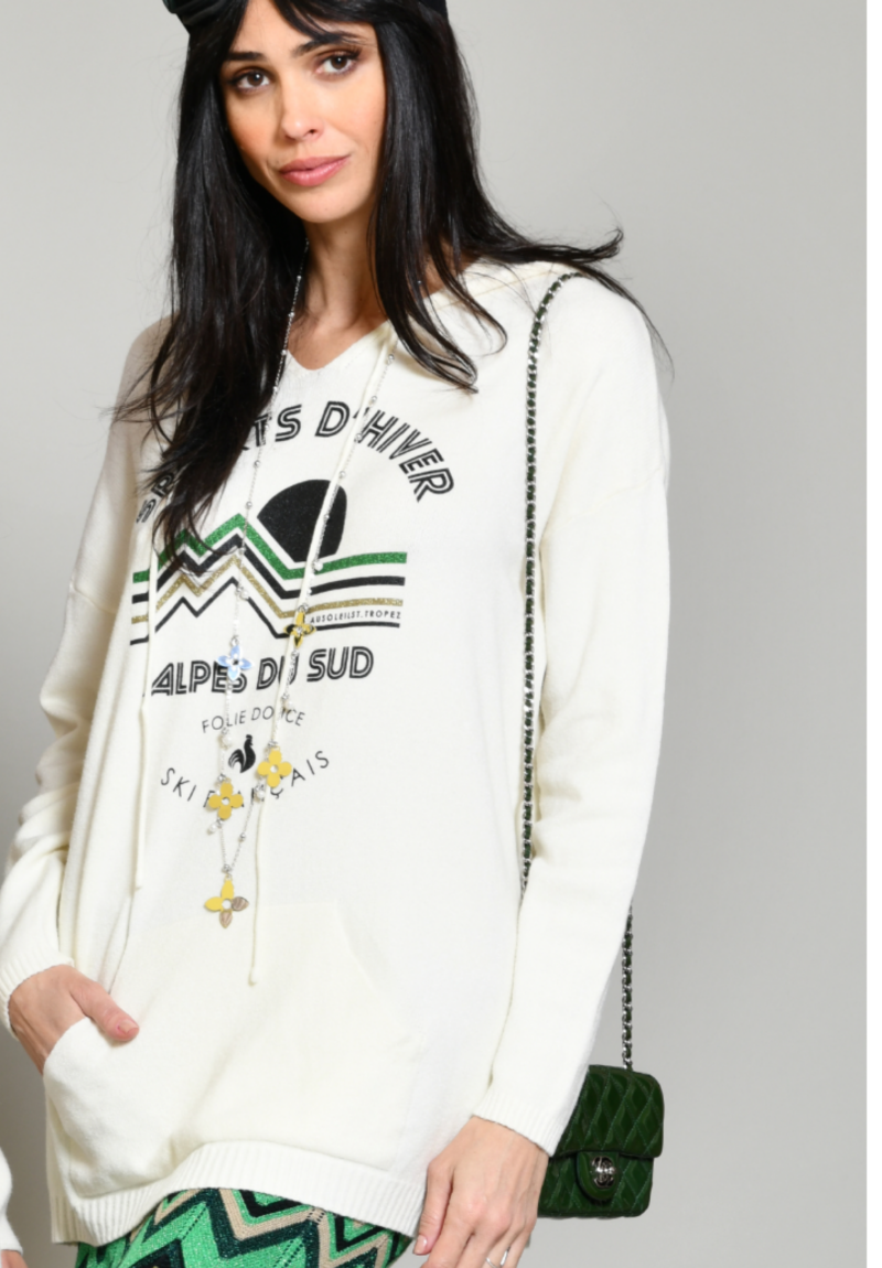 pull megeve - sport d'hiver