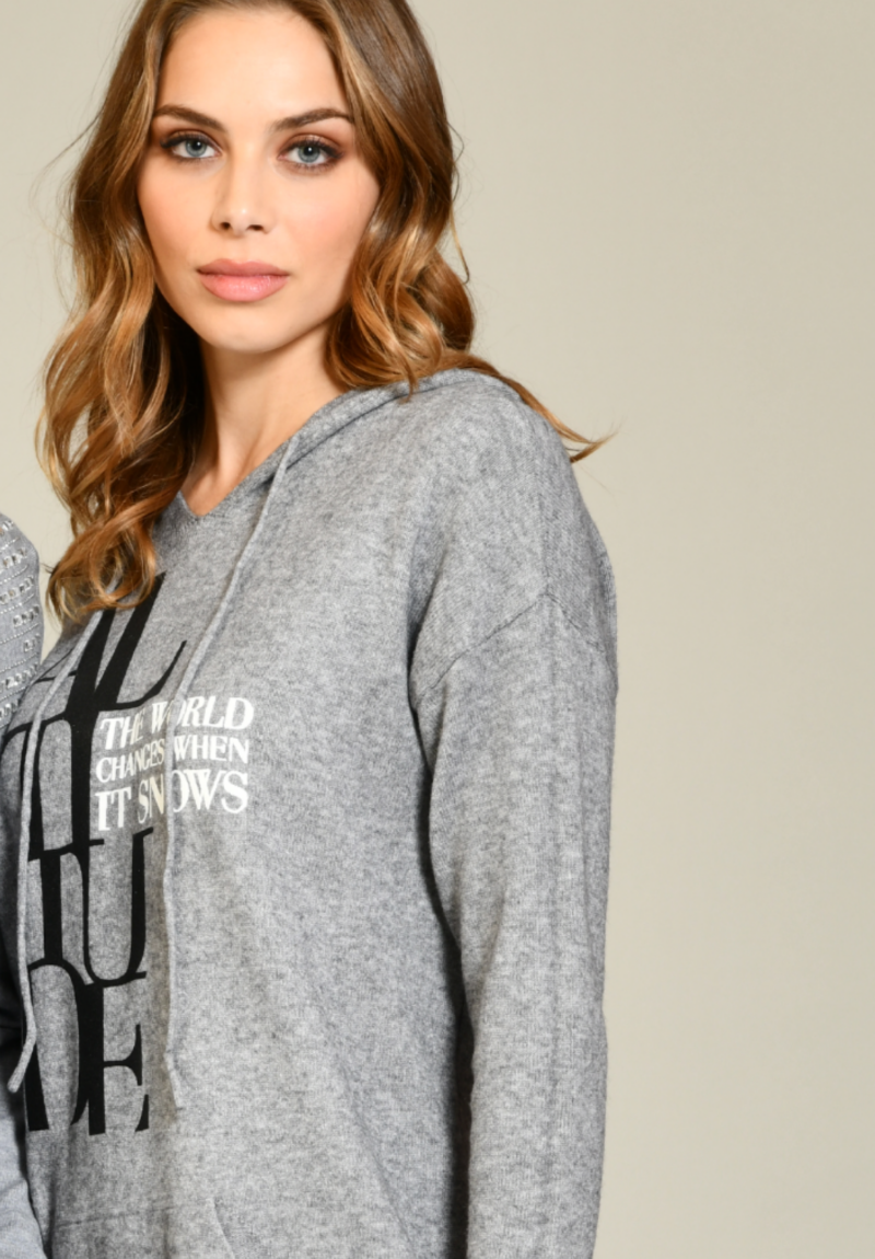 pull megeve - altitude gris