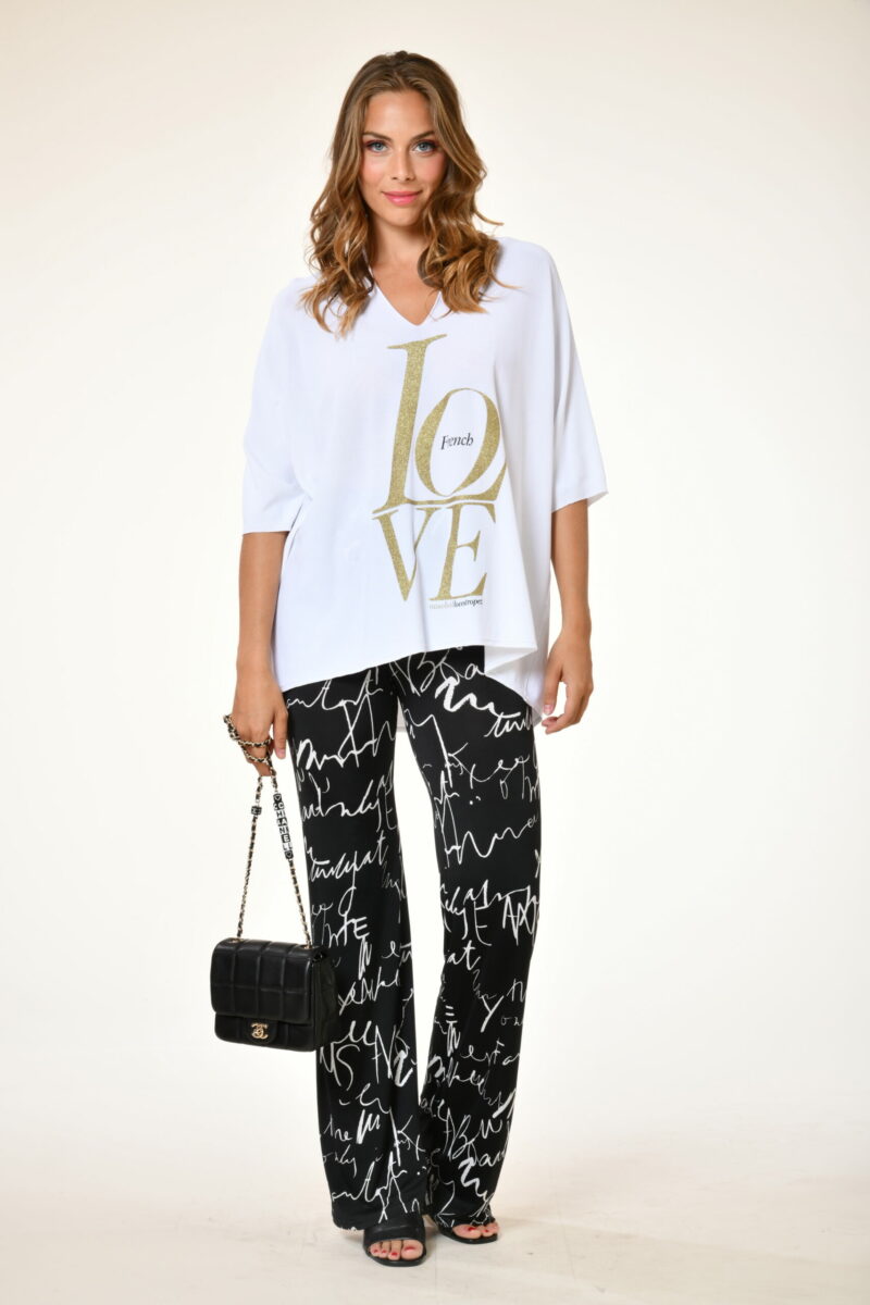 Pantalon st tropez casa amor . collection prêt à porter printemps 2024 au soleil st tropez