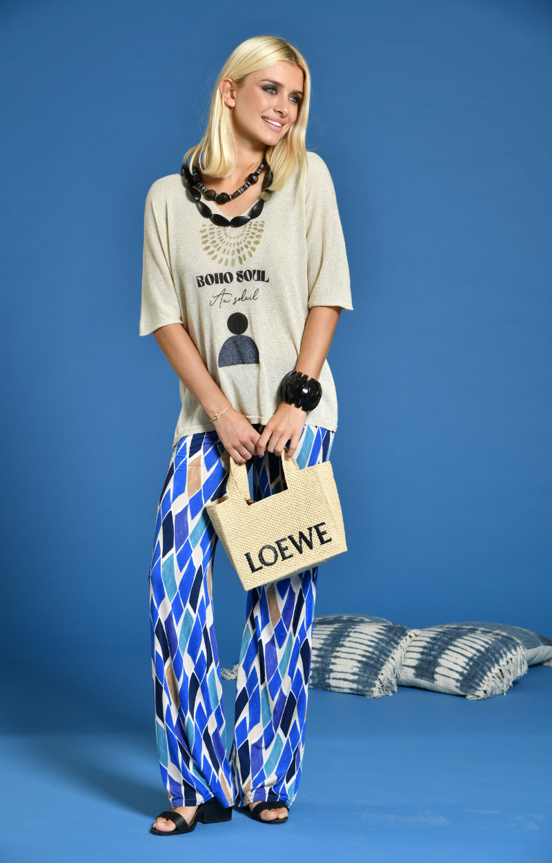 PANT ST TROPEZ - ART INDIGO