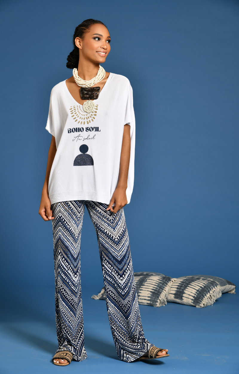 PANT ST TROPEZ - MASSAI BLEU
