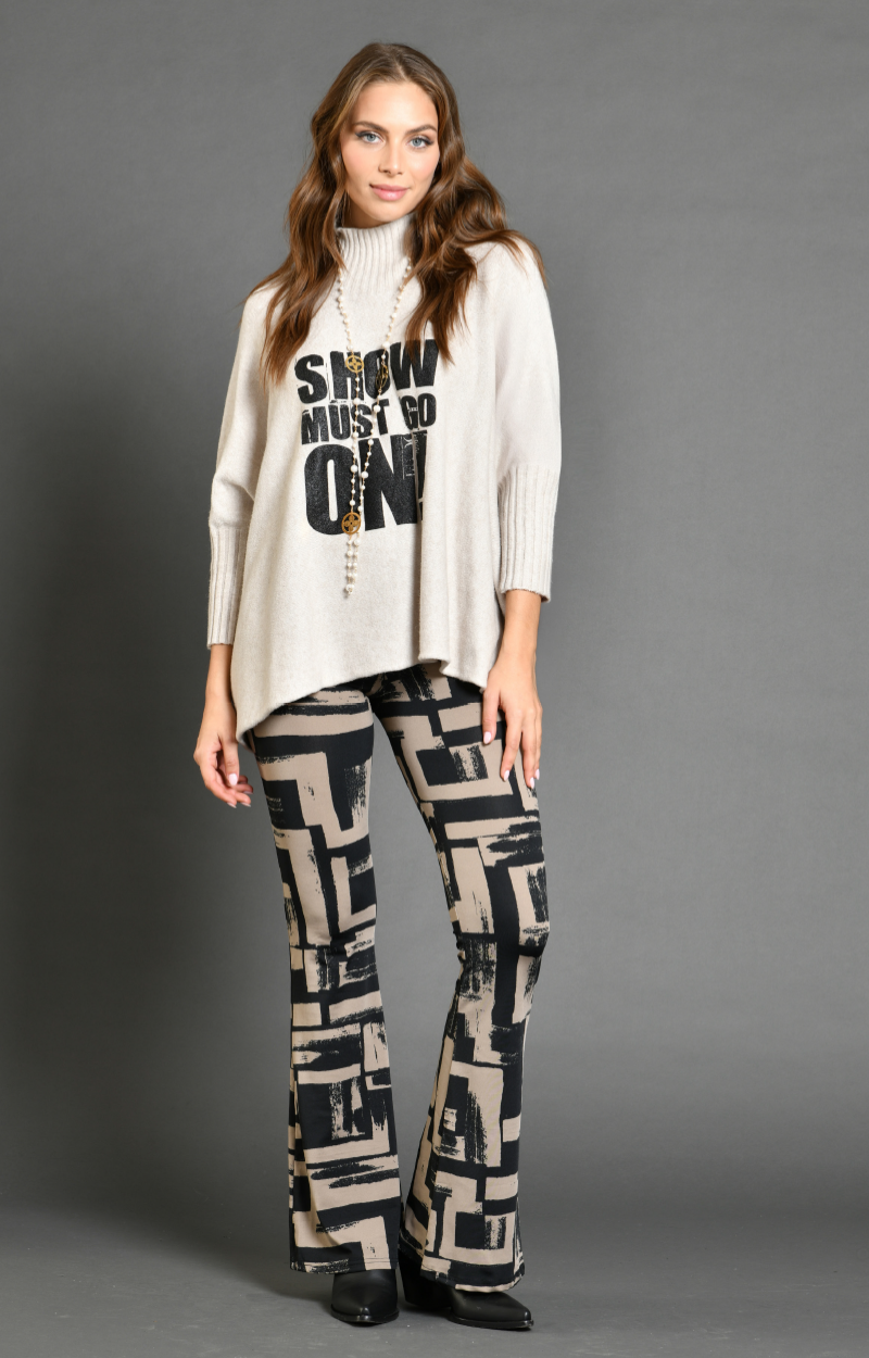 Pantalon ST Trop Soulage . Fluide Bas Evasé . Taille SM/ML