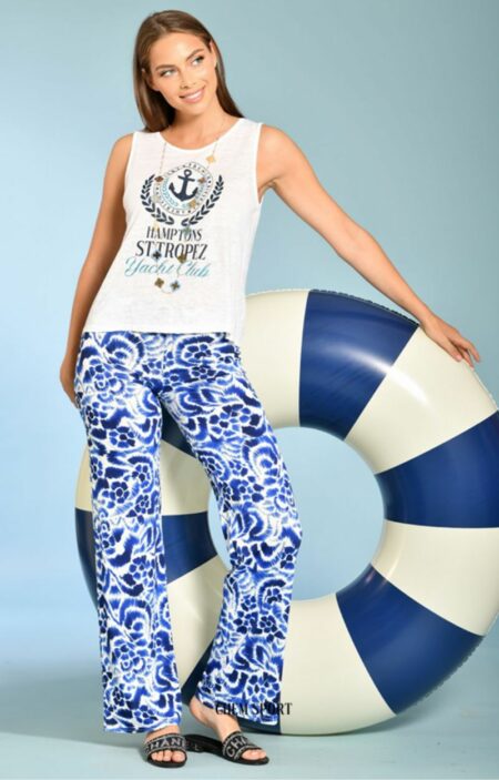 PANTALON ST TROPEZ FLOWER