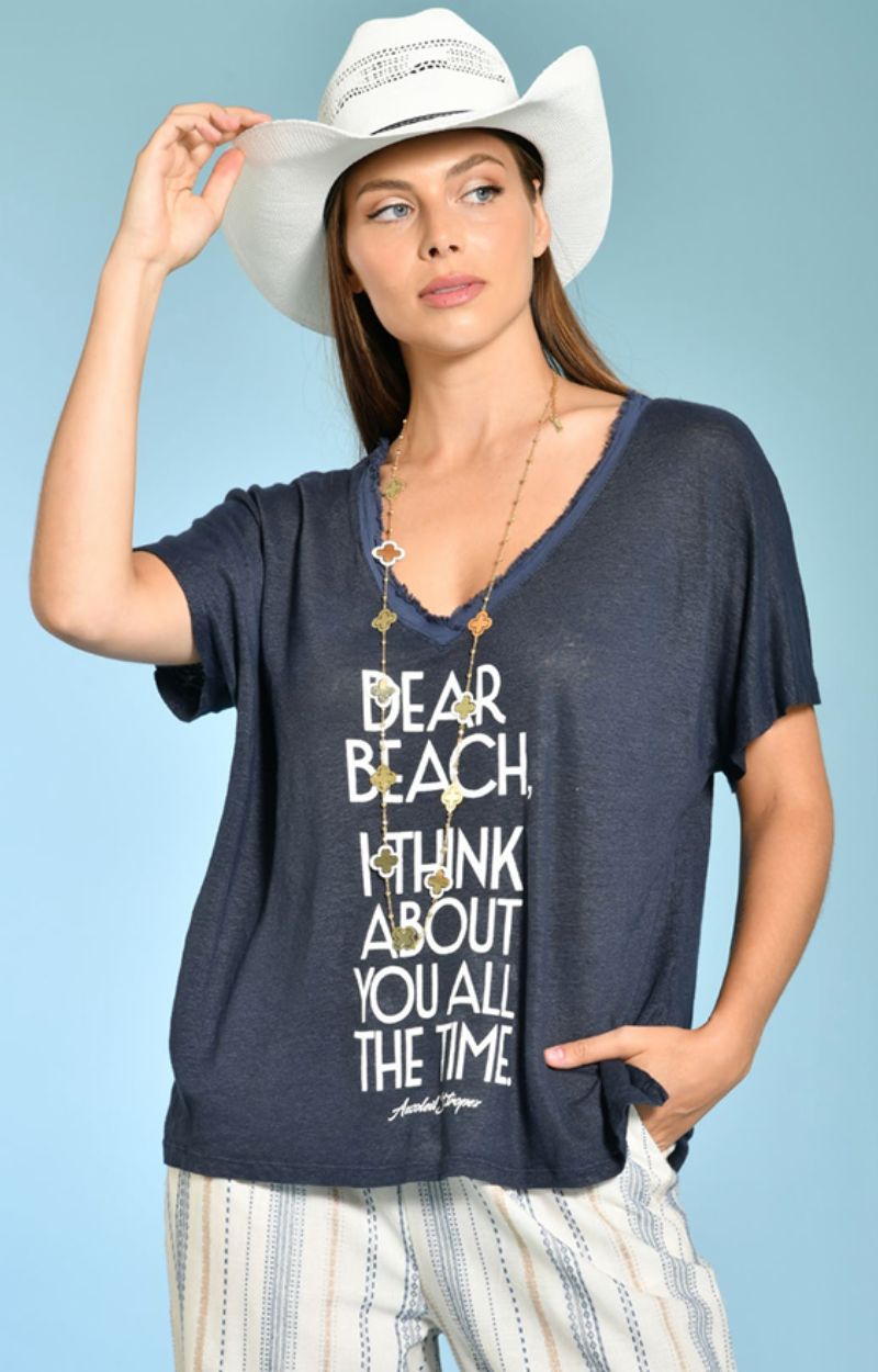 TEE SHIRT PONCHE DEAR BEACH