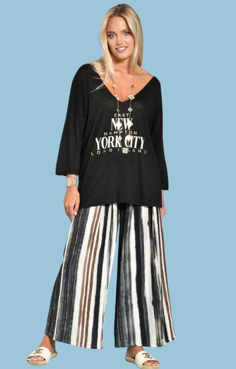 PANTALON ARTISTE TEXTILE NOIR