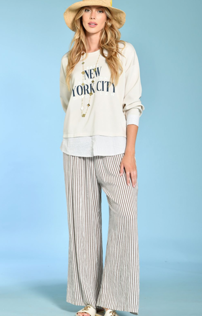 PANTALON HARBOR TEXTILE SABLE