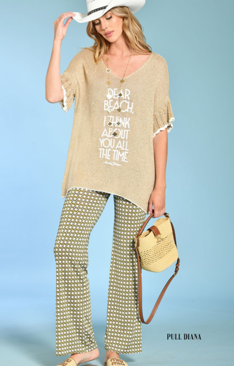 PANTALON ST TROPEZ MATELOT VERT
