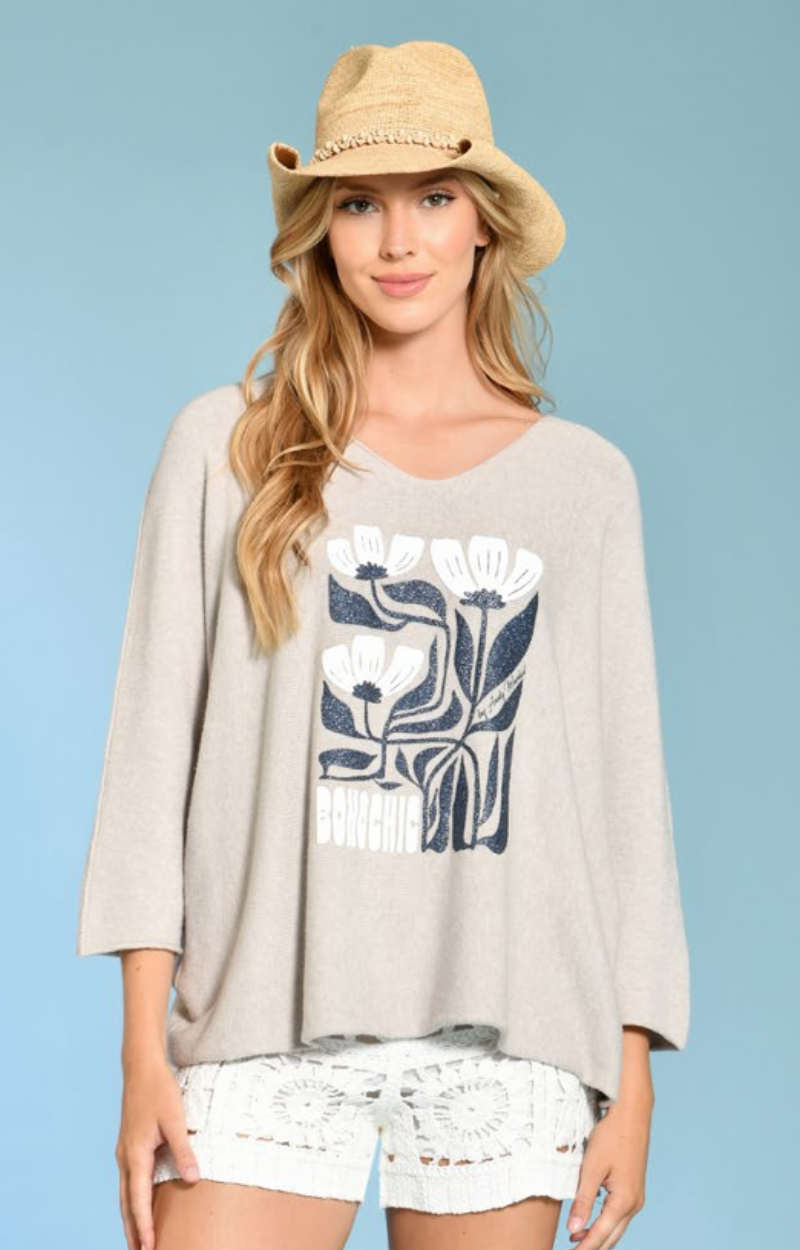 PULL BEVERLY BOHO CHIC SABLE