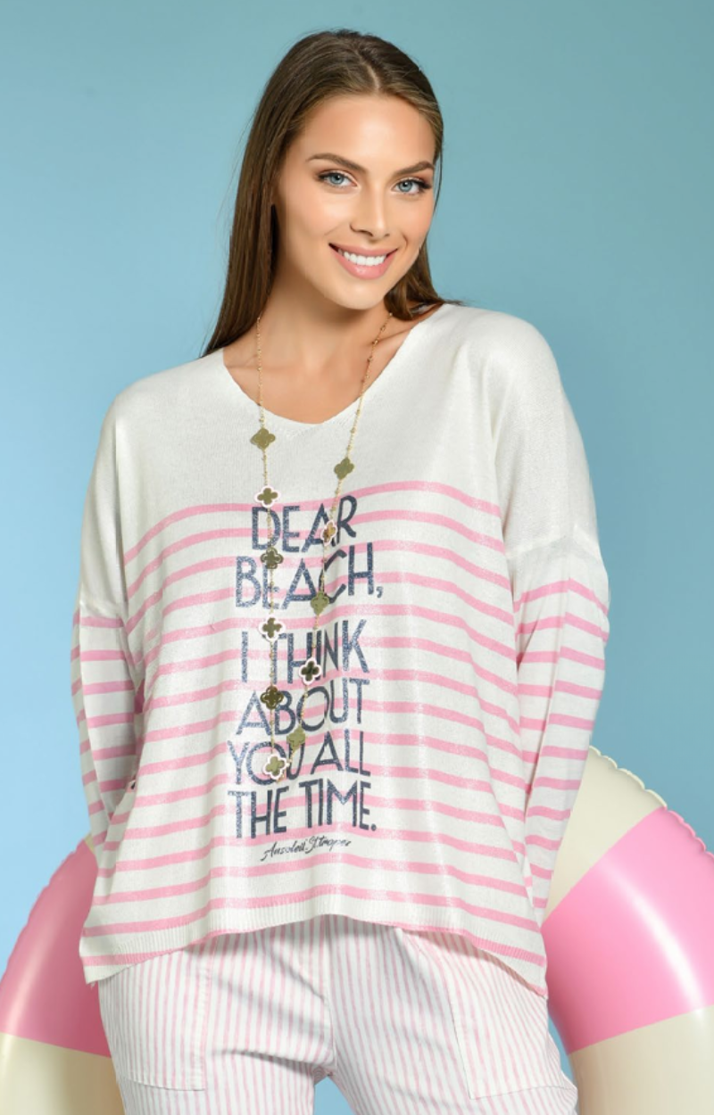 PULL BRYAN DEAR BEACH ROSE