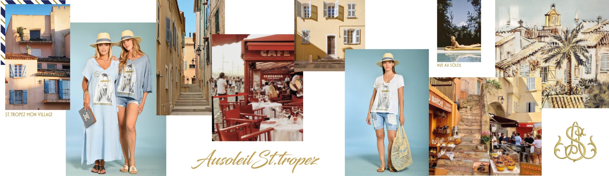 Au soleil saint tropez spring . Découvrez la collection de prêt à porter femme de la marque française Au soleil de saint Tropez.