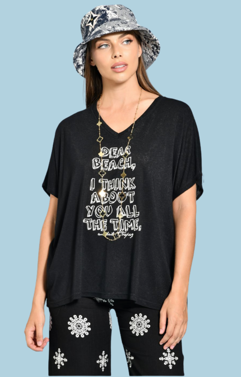 TEE SHIRT PARKER DEAR BEACH C